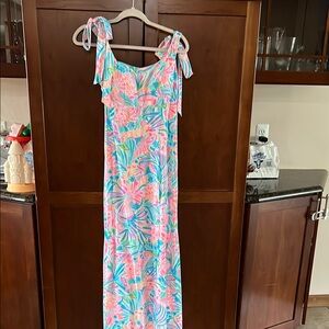 Tropical Floral Lilly Pulitzer NWT BOW STRAP Dress XS